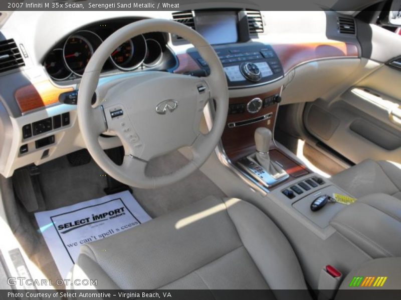 Serengeti Sand Metallic / Wheat 2007 Infiniti M 35x Sedan