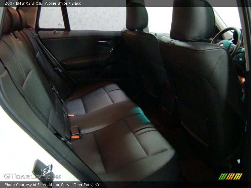 Alpine White / Black 2007 BMW X3 3.0si