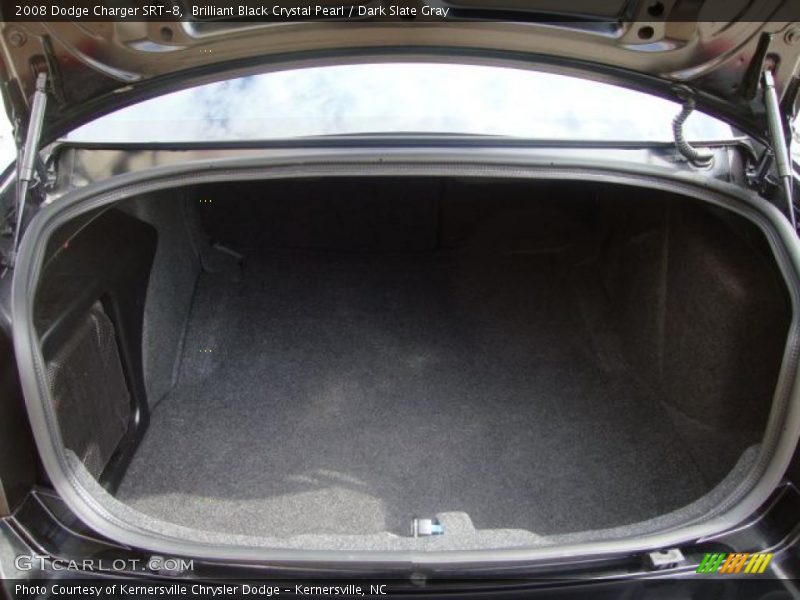 Brilliant Black Crystal Pearl / Dark Slate Gray 2008 Dodge Charger SRT-8