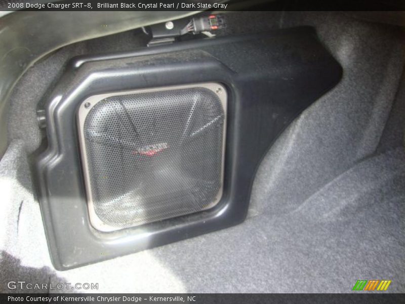 Brilliant Black Crystal Pearl / Dark Slate Gray 2008 Dodge Charger SRT-8