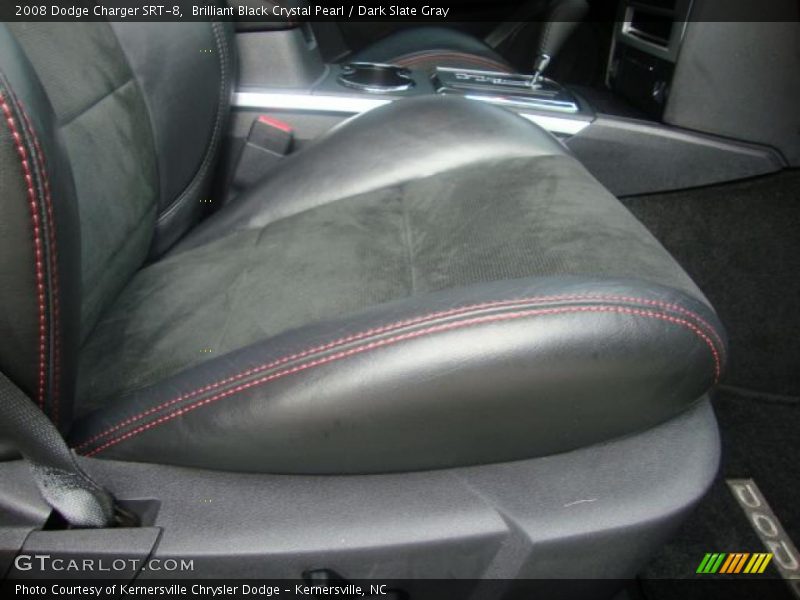 Brilliant Black Crystal Pearl / Dark Slate Gray 2008 Dodge Charger SRT-8