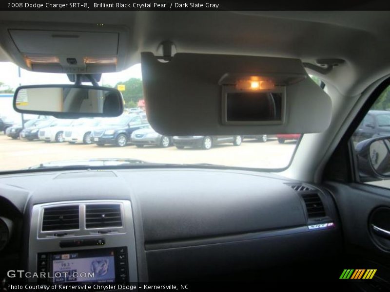 Brilliant Black Crystal Pearl / Dark Slate Gray 2008 Dodge Charger SRT-8