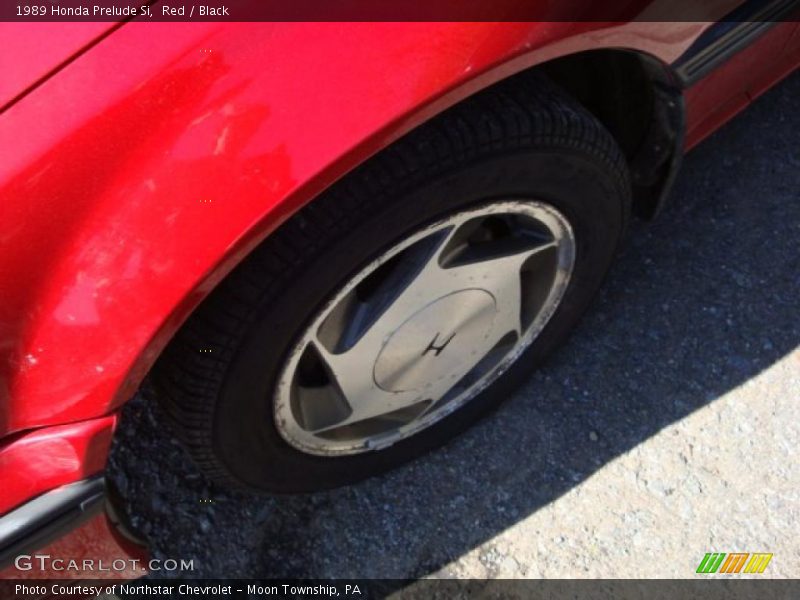 Red / Black 1989 Honda Prelude Si