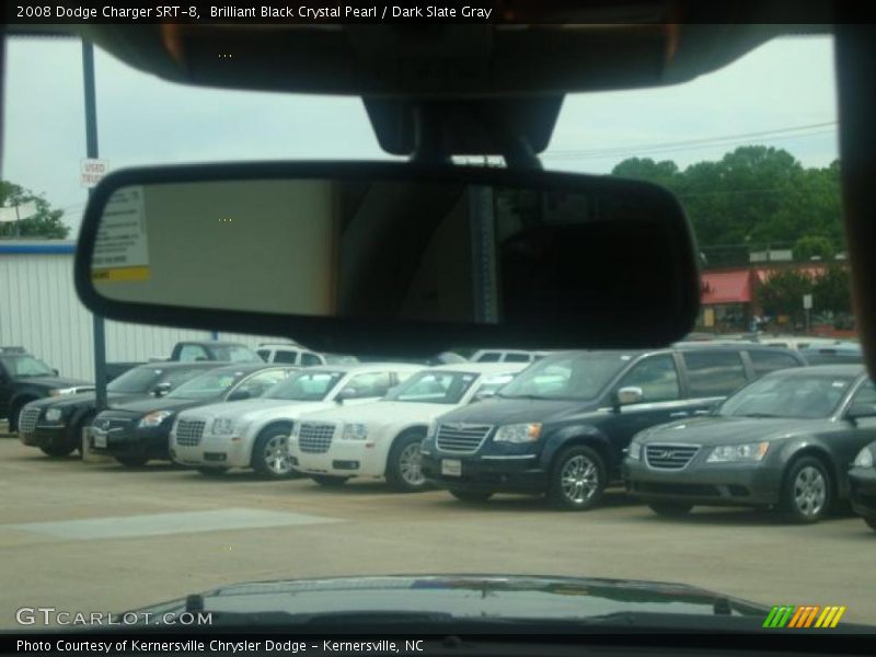 Brilliant Black Crystal Pearl / Dark Slate Gray 2008 Dodge Charger SRT-8