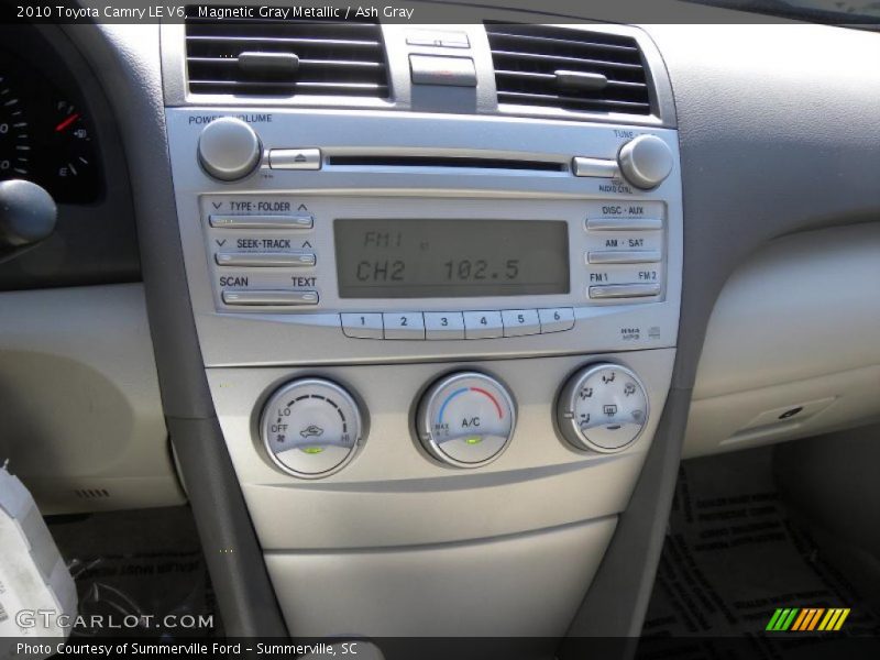 Magnetic Gray Metallic / Ash Gray 2010 Toyota Camry LE V6