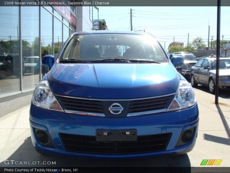 Sapphire Blue / Charcoal 2008 Nissan Versa 1.8 S Hatchback