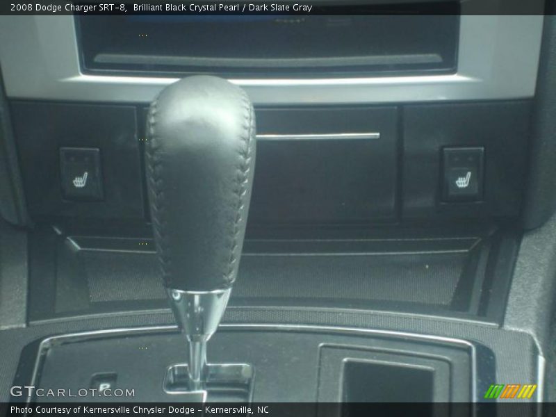 Brilliant Black Crystal Pearl / Dark Slate Gray 2008 Dodge Charger SRT-8