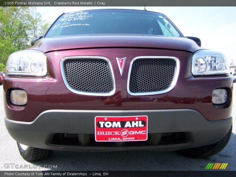 Cranberry Red Metallic / Gray 2006 Pontiac Montana SV6