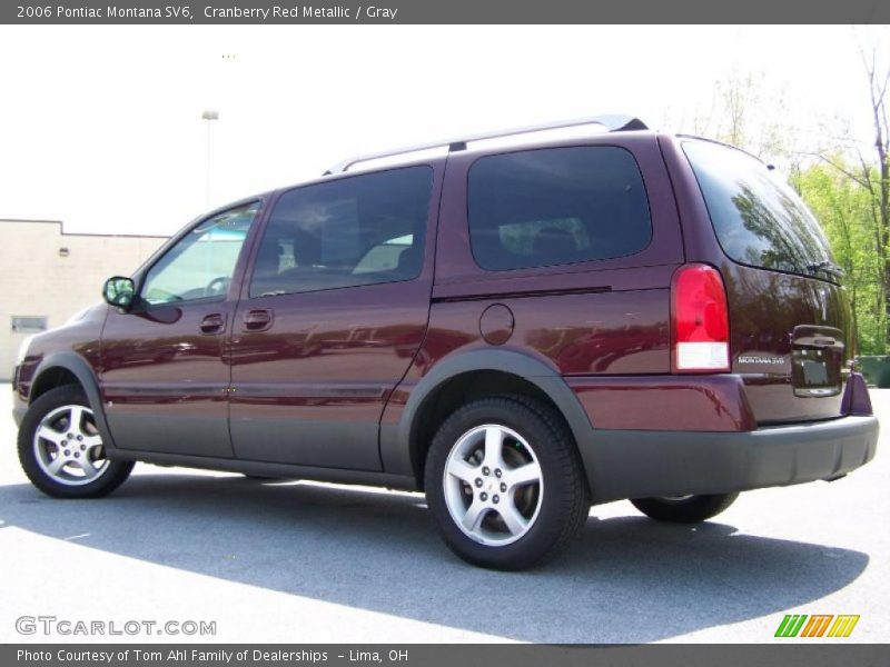 Cranberry Red Metallic / Gray 2006 Pontiac Montana SV6