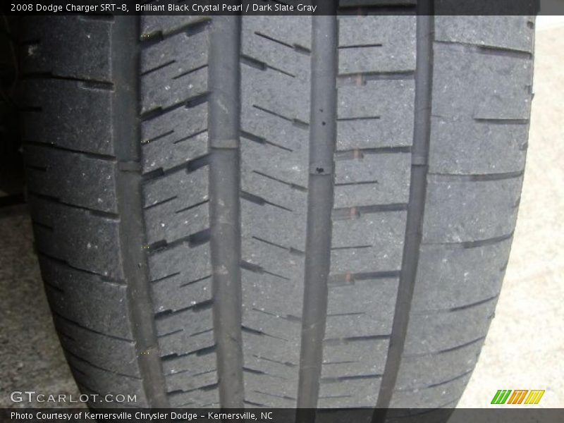 Brilliant Black Crystal Pearl / Dark Slate Gray 2008 Dodge Charger SRT-8