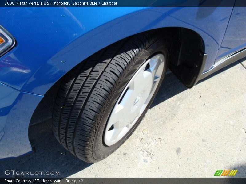 Sapphire Blue / Charcoal 2008 Nissan Versa 1.8 S Hatchback