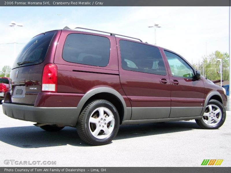 Cranberry Red Metallic / Gray 2006 Pontiac Montana SV6
