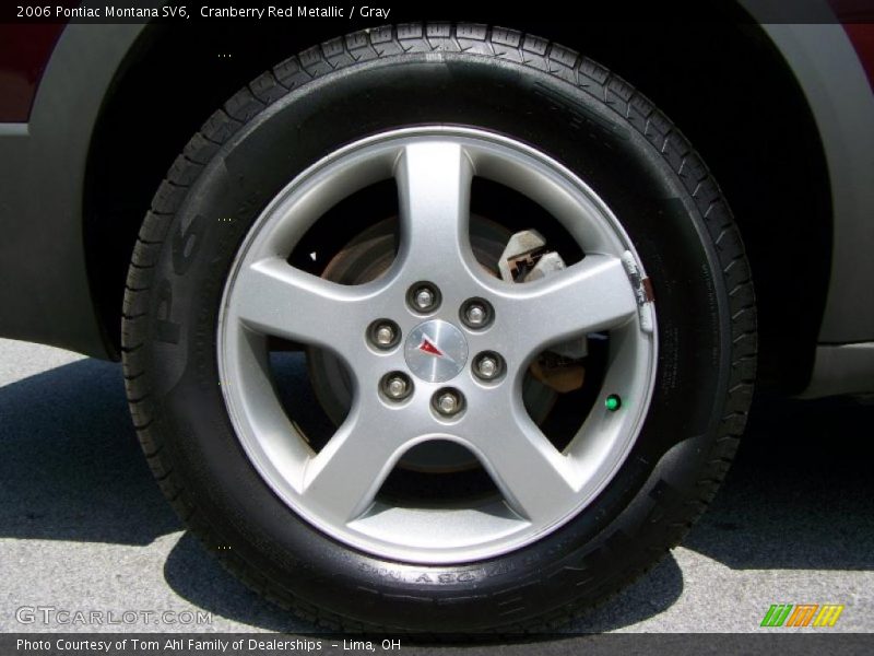 Cranberry Red Metallic / Gray 2006 Pontiac Montana SV6