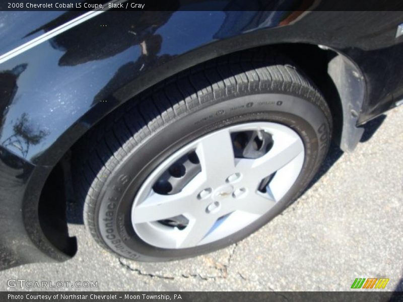 Black / Gray 2008 Chevrolet Cobalt LS Coupe
