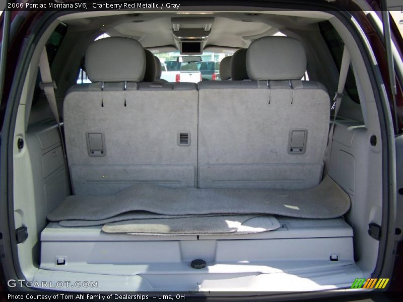 Cranberry Red Metallic / Gray 2006 Pontiac Montana SV6