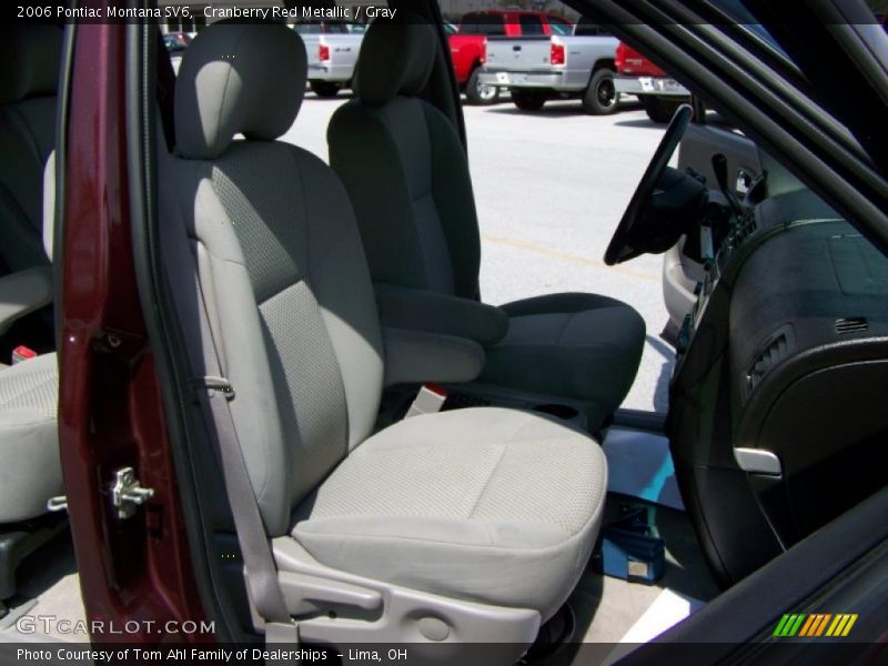 Cranberry Red Metallic / Gray 2006 Pontiac Montana SV6