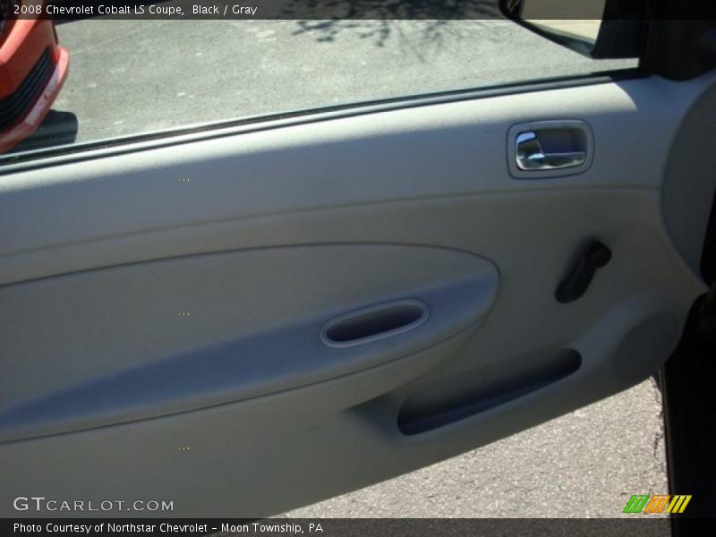 Black / Gray 2008 Chevrolet Cobalt LS Coupe
