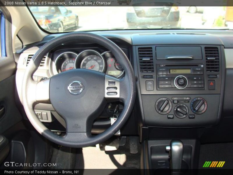 Sapphire Blue / Charcoal 2008 Nissan Versa 1.8 S Hatchback