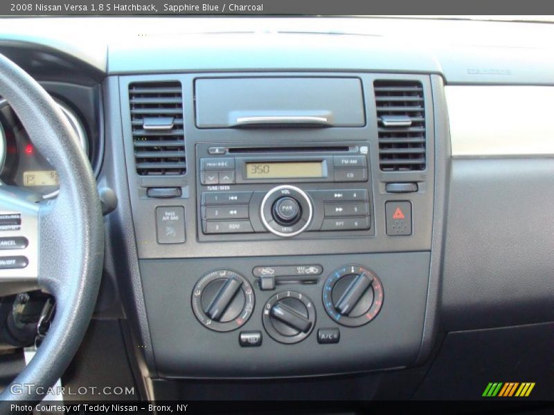 Sapphire Blue / Charcoal 2008 Nissan Versa 1.8 S Hatchback