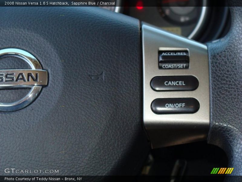Sapphire Blue / Charcoal 2008 Nissan Versa 1.8 S Hatchback