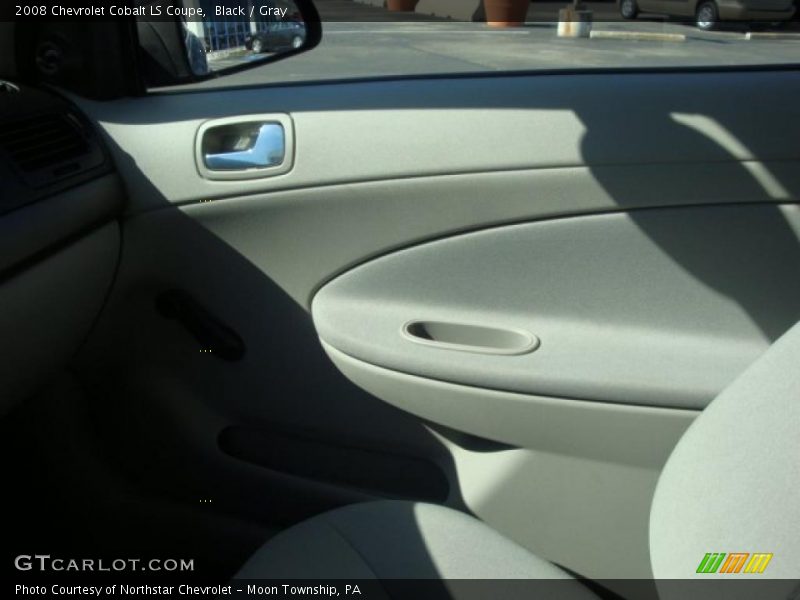 Black / Gray 2008 Chevrolet Cobalt LS Coupe