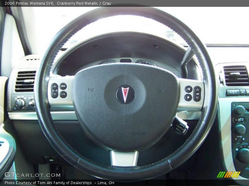 Cranberry Red Metallic / Gray 2006 Pontiac Montana SV6
