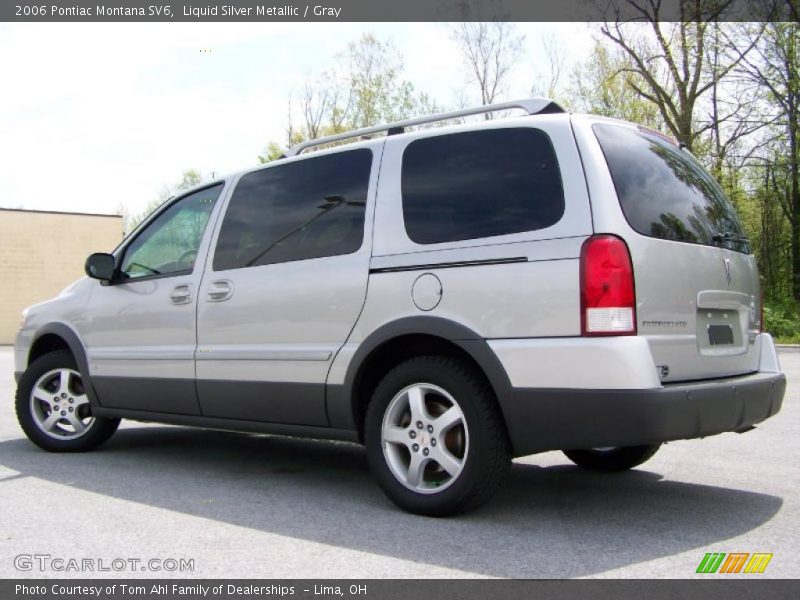 Liquid Silver Metallic / Gray 2006 Pontiac Montana SV6