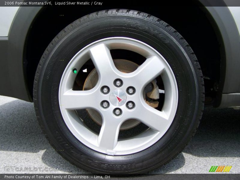 Liquid Silver Metallic / Gray 2006 Pontiac Montana SV6