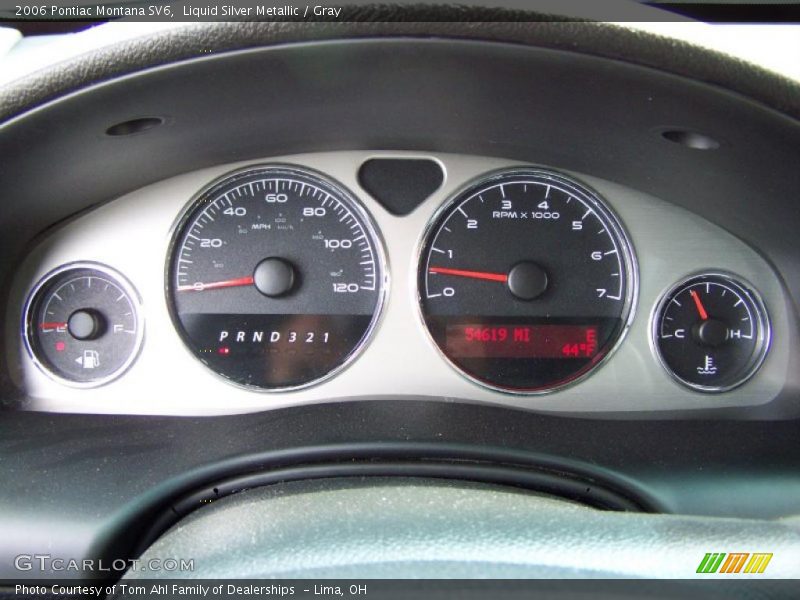 Liquid Silver Metallic / Gray 2006 Pontiac Montana SV6