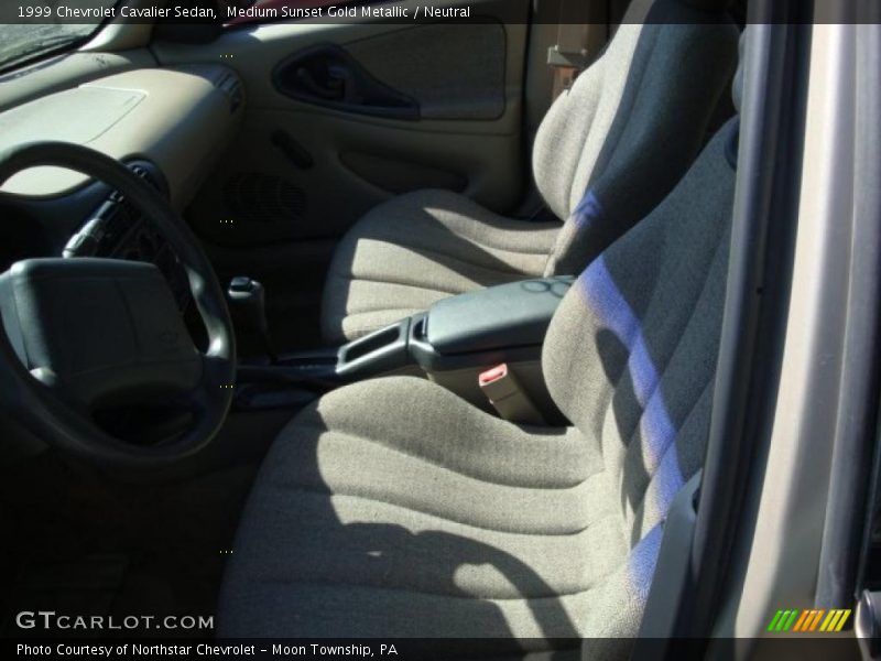Medium Sunset Gold Metallic / Neutral 1999 Chevrolet Cavalier Sedan