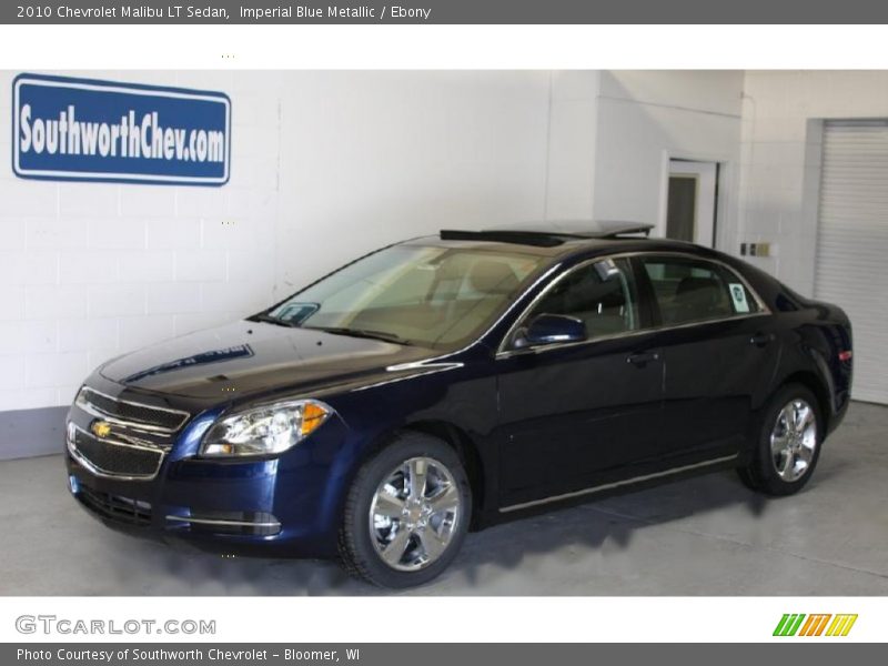 Imperial Blue Metallic / Ebony 2010 Chevrolet Malibu LT Sedan