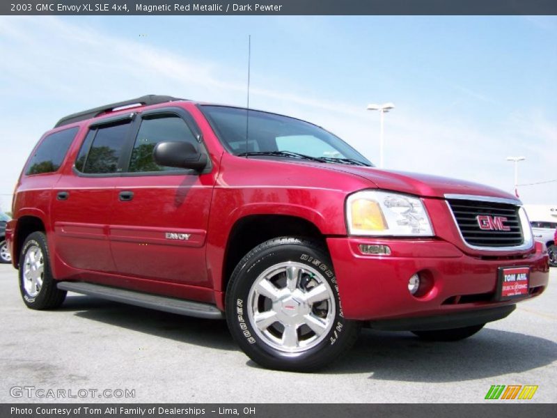 Magnetic Red Metallic / Dark Pewter 2003 GMC Envoy XL SLE 4x4