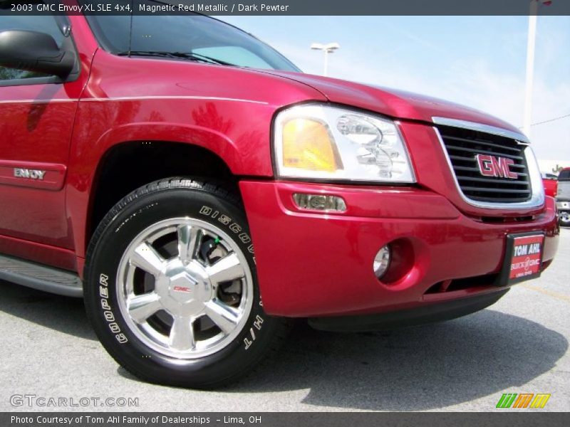 Magnetic Red Metallic / Dark Pewter 2003 GMC Envoy XL SLE 4x4