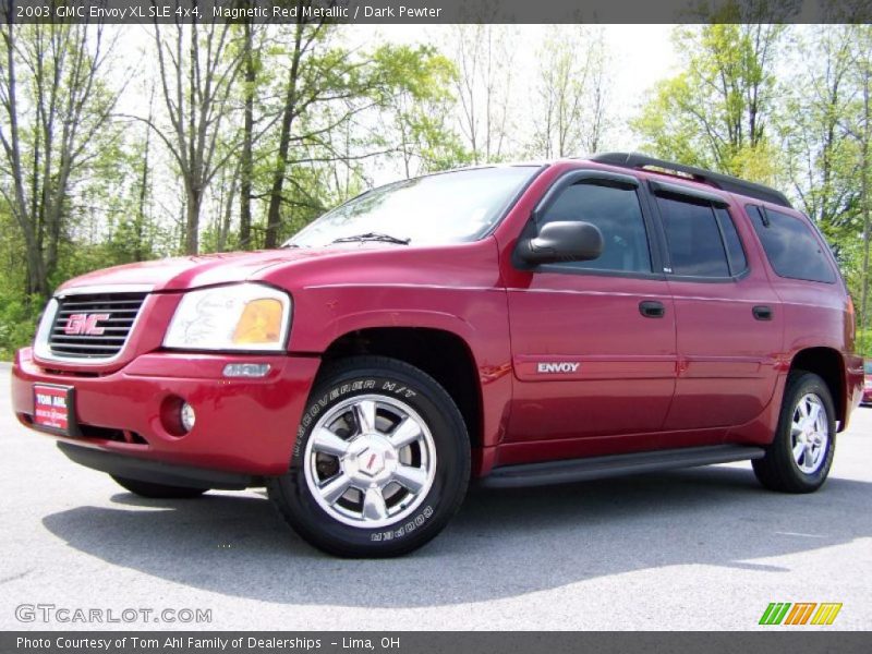 Magnetic Red Metallic / Dark Pewter 2003 GMC Envoy XL SLE 4x4