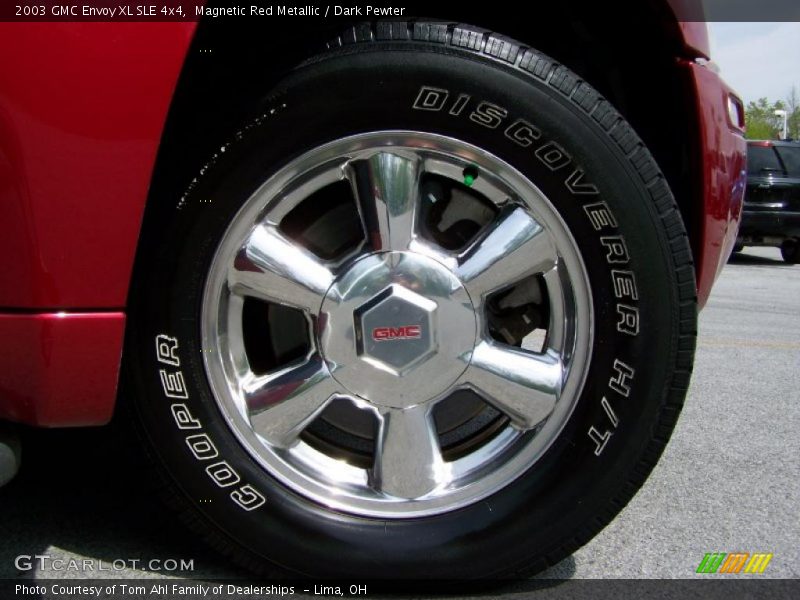 Magnetic Red Metallic / Dark Pewter 2003 GMC Envoy XL SLE 4x4