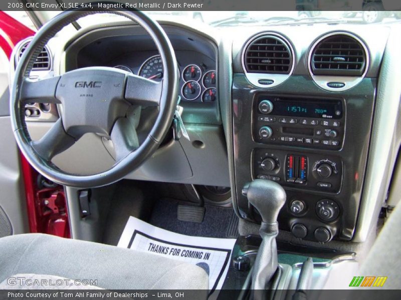 Magnetic Red Metallic / Dark Pewter 2003 GMC Envoy XL SLE 4x4