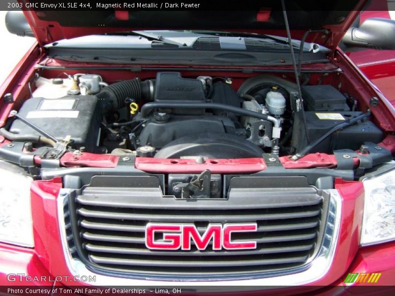 Magnetic Red Metallic / Dark Pewter 2003 GMC Envoy XL SLE 4x4