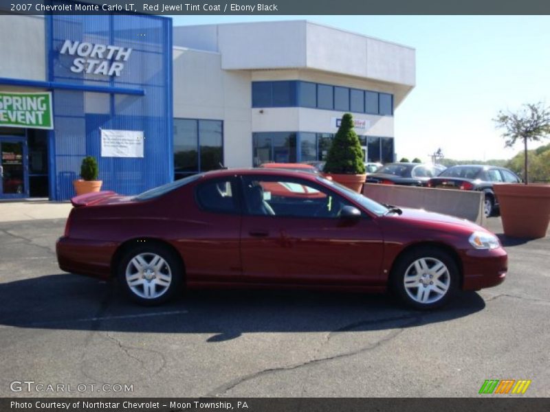 Red Jewel Tint Coat / Ebony Black 2007 Chevrolet Monte Carlo LT