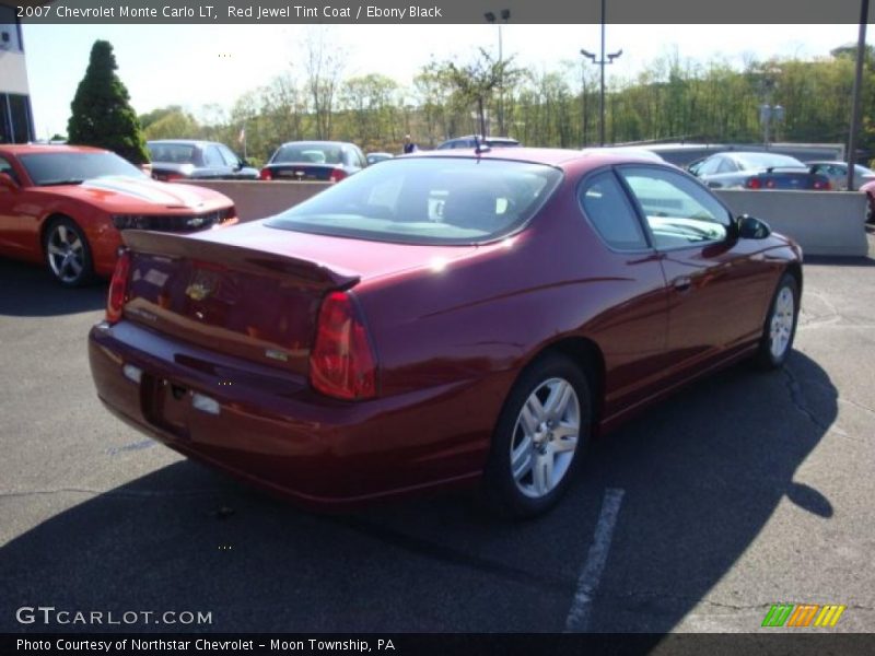 Red Jewel Tint Coat / Ebony Black 2007 Chevrolet Monte Carlo LT