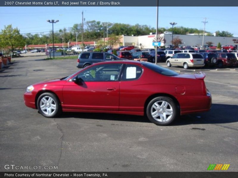 Red Jewel Tint Coat / Ebony Black 2007 Chevrolet Monte Carlo LT