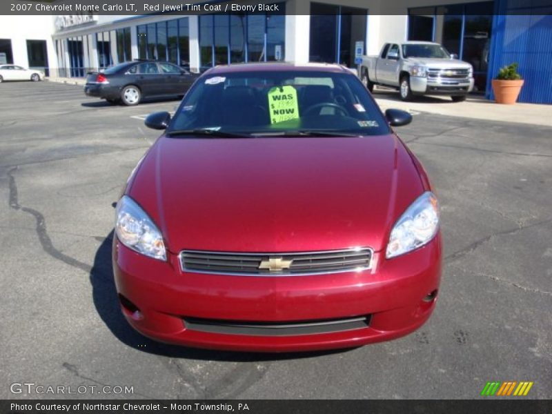 Red Jewel Tint Coat / Ebony Black 2007 Chevrolet Monte Carlo LT