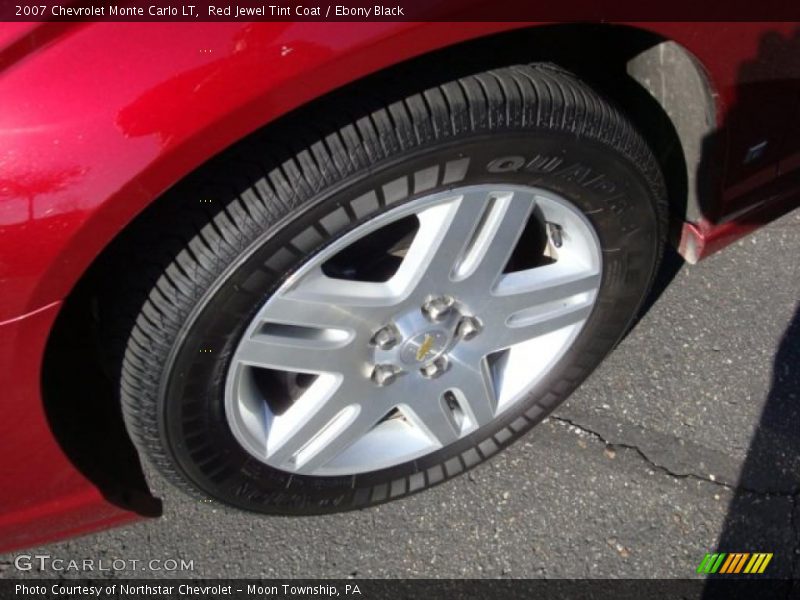 Red Jewel Tint Coat / Ebony Black 2007 Chevrolet Monte Carlo LT