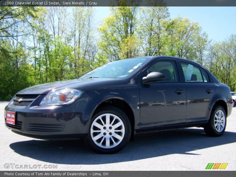 Slate Metallic / Gray 2009 Chevrolet Cobalt LS Sedan