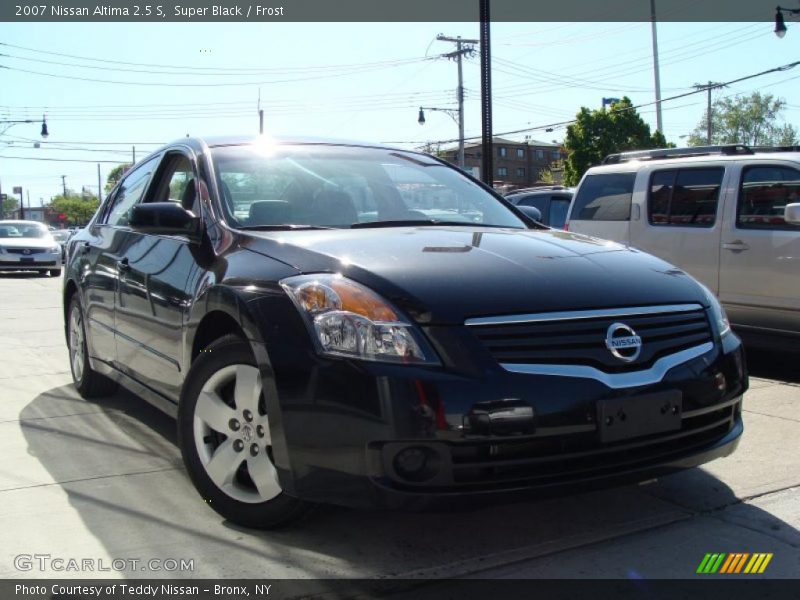 Super Black / Frost 2007 Nissan Altima 2.5 S