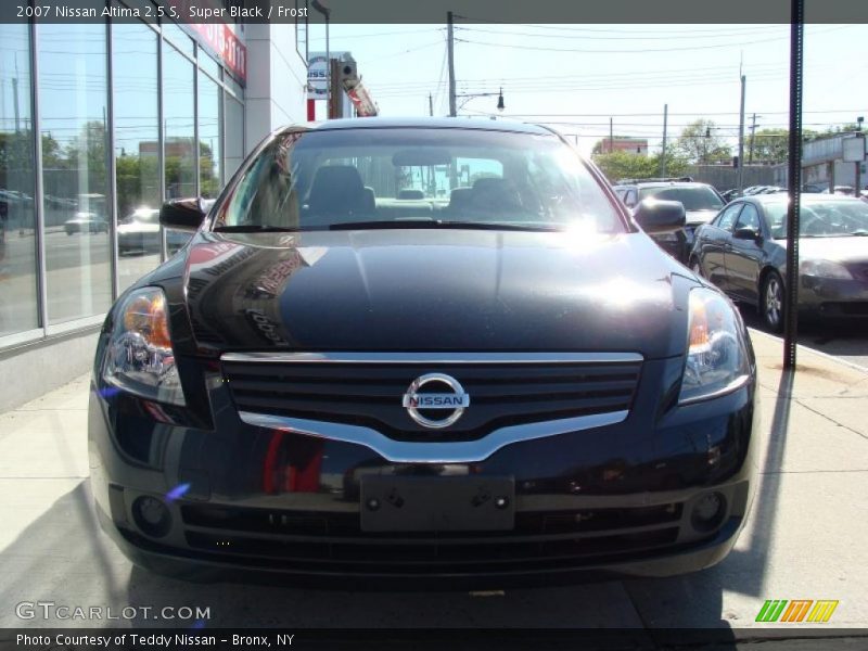 Super Black / Frost 2007 Nissan Altima 2.5 S