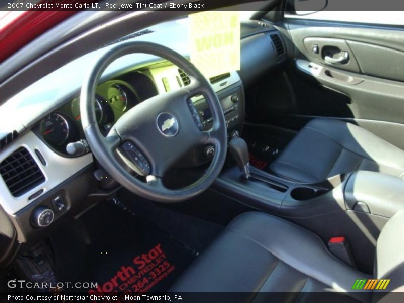 Red Jewel Tint Coat / Ebony Black 2007 Chevrolet Monte Carlo LT