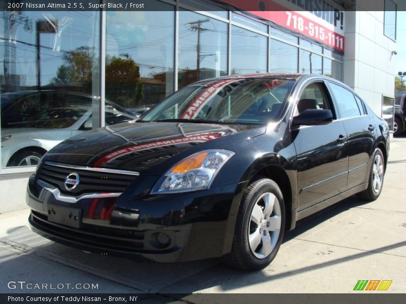 Super Black / Frost 2007 Nissan Altima 2.5 S