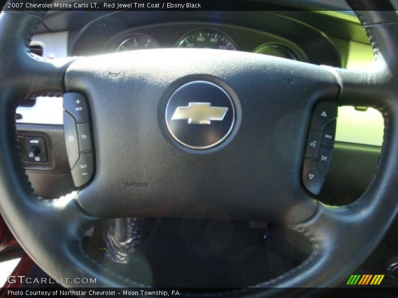 Red Jewel Tint Coat / Ebony Black 2007 Chevrolet Monte Carlo LT