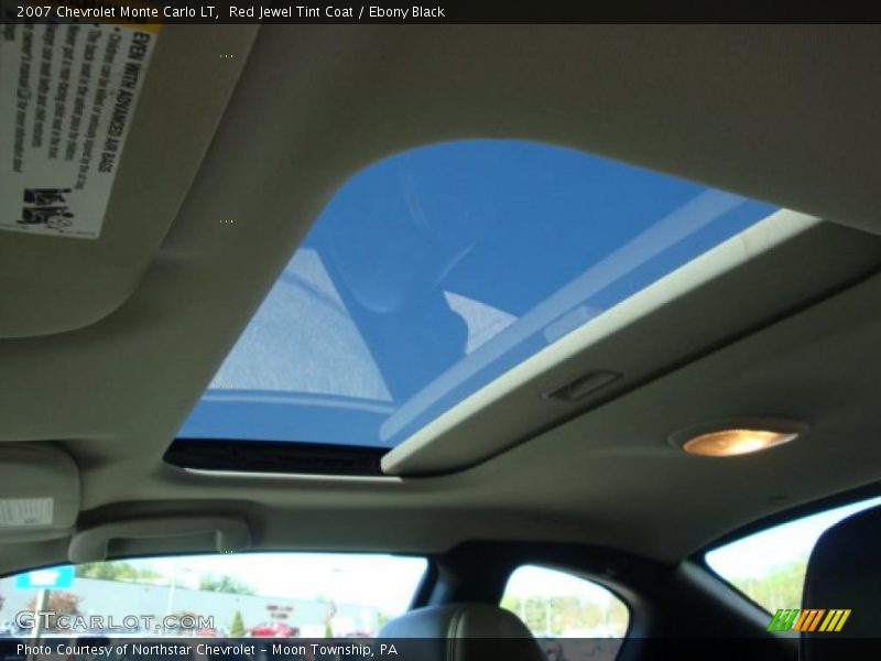 Red Jewel Tint Coat / Ebony Black 2007 Chevrolet Monte Carlo LT