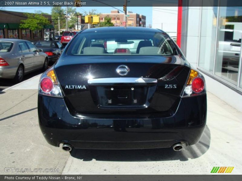 Super Black / Frost 2007 Nissan Altima 2.5 S
